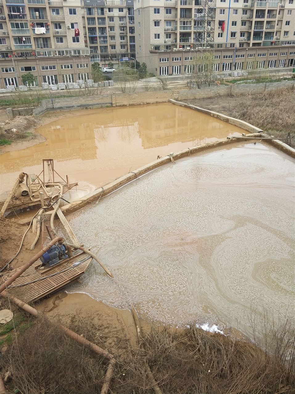 广河沉淀池淤泥清理-厂区废水池淤泥清淤